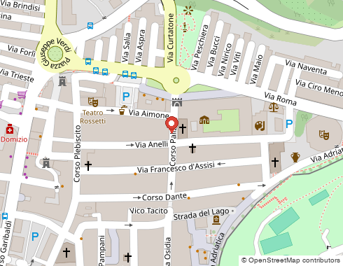 Mappa: Largo Siena 14, Vasto